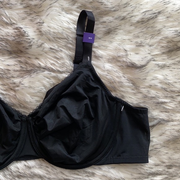 NWOT Catherines Unlined Lace Trim Underwire Bra - Picture 2 of 5